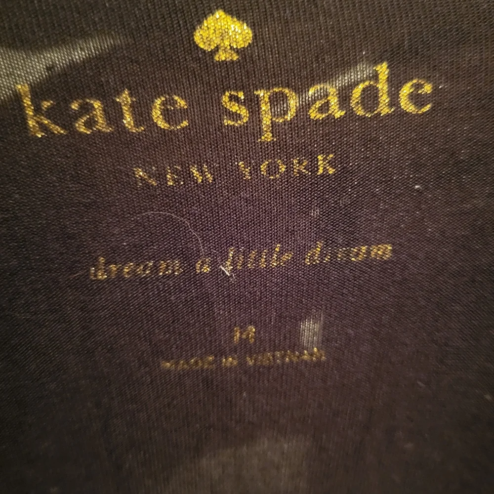 Kate Spade Knit Robe Black sz M